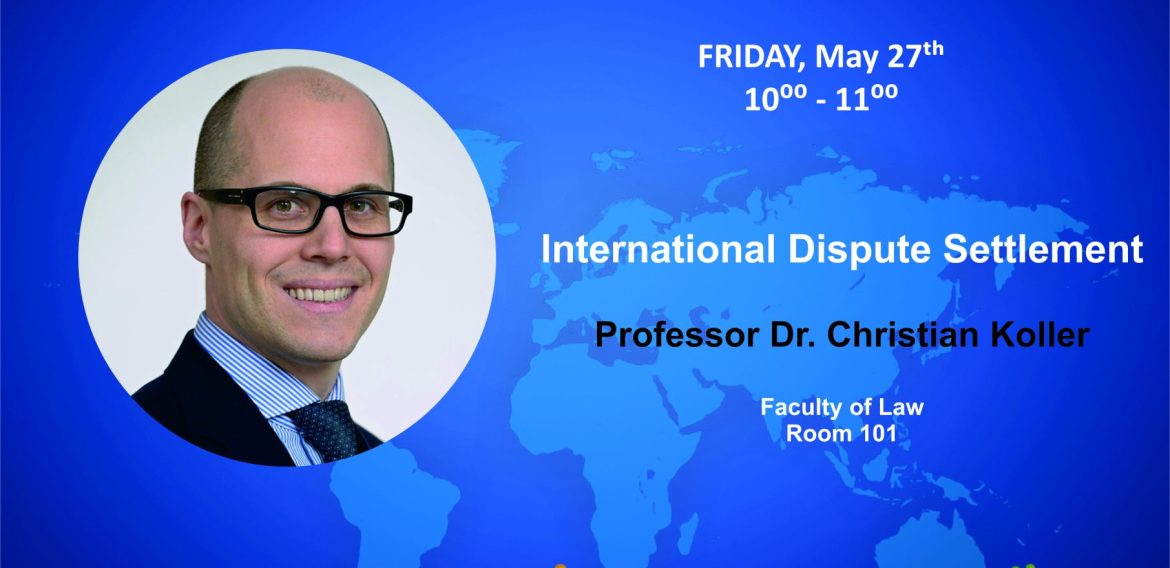 International WEEK 2022 Professor Dr. Christian Koller