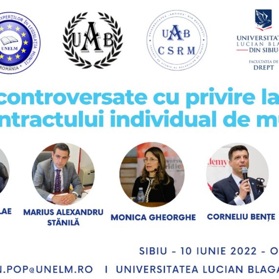 Conferința – „Aspecte controversate cu privire la încheierea contractului individual de muncă”