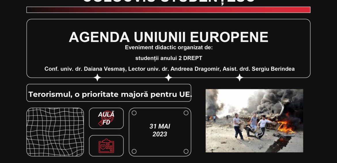 Colocviului studențesc Agenda Uniunii Europene