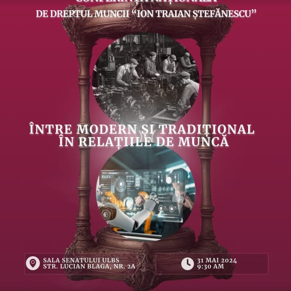 Conferința națională de Dreptul muncii „Ion Traian Ștefănescu”, ediția 2024