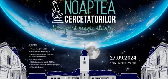 Pe 27 septembrie ne revedem la Noaptea Cercetătorilor!