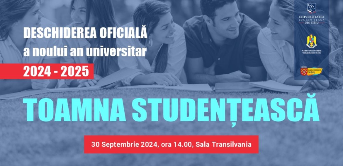 Deschiderea anului universitar va avea loc la Sala Transilvania