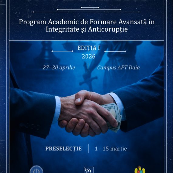 Program Academic de Formare Avansată în Integritate și Anticorupție 2026 Editia I